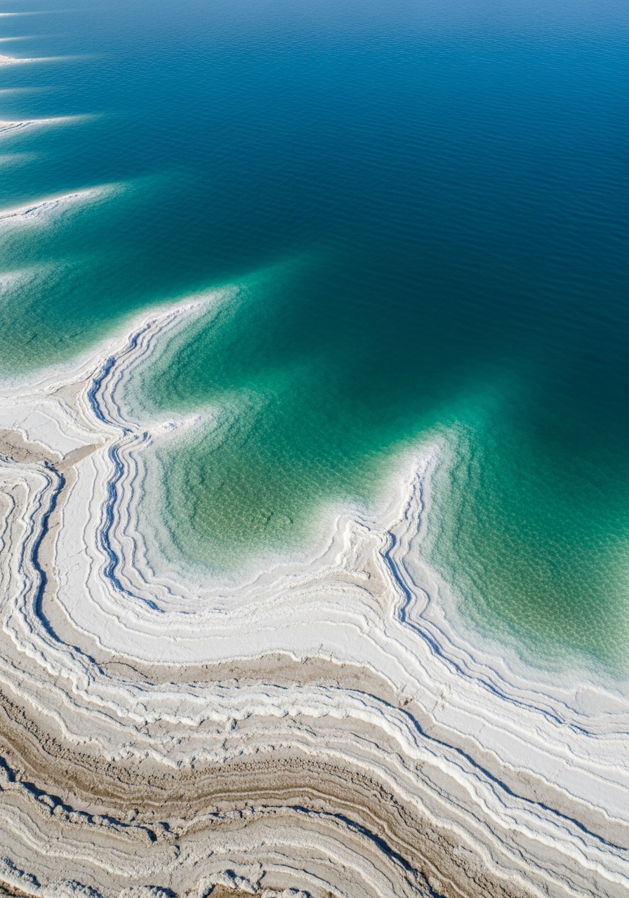 Dead Sea landscape in Jordan